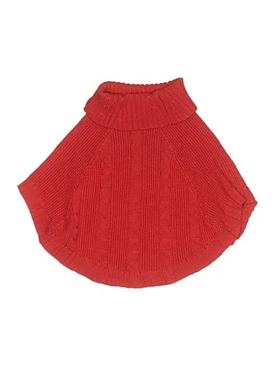 Pre-owned Carter's Kids' Poncho In Red