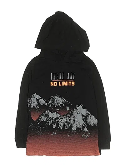 Pre-owned Carter's Kids' Pullover Hoodie In Black