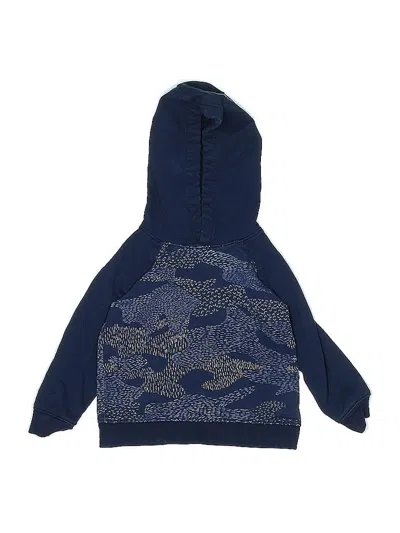 Pre-owned Carter's Kids' Pullover Hoodie In Blue