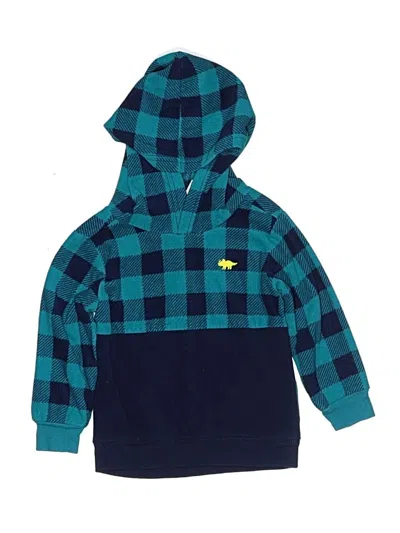 Pre-owned Carter's Kids' Pullover Hoodie In Blue