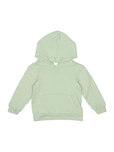 Pre-owned Carter's Kids' Pullover Hoodie In Green