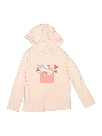 Pre-owned Carter's Kids' Pullover Hoodie In Pink