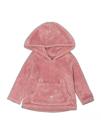 Pre-owned Carter's Kids' Pullover Hoodie In Pink