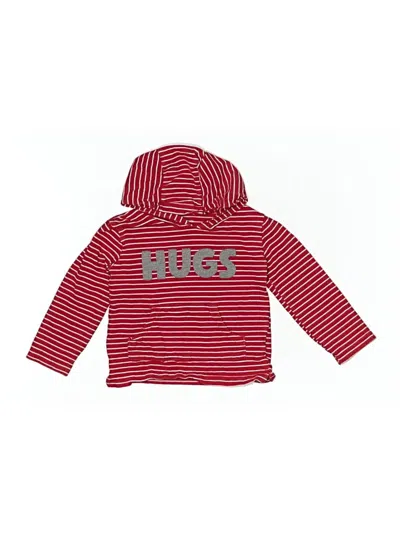 Pre-owned Carter's Kids' Pullover Hoodie In Red