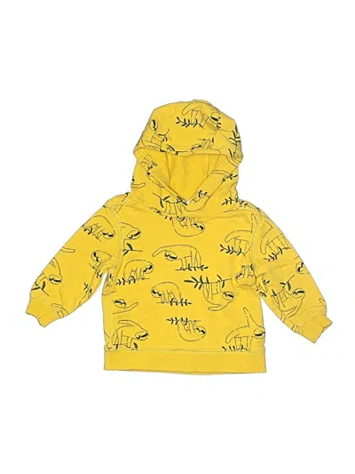 Pre-owned Carter's Babies' Pullover Hoodie In Yellow