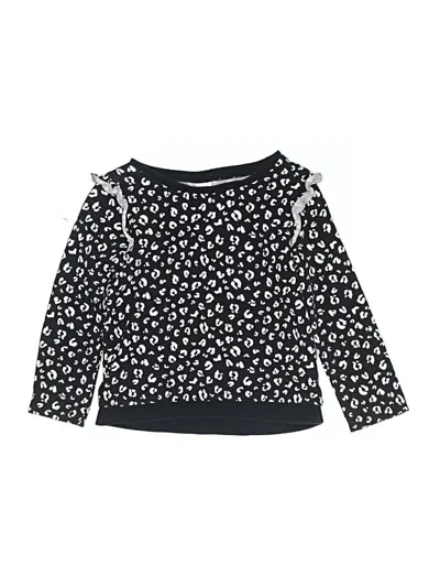 Pre-owned Carter's Kids' Pullover Sweater In Black