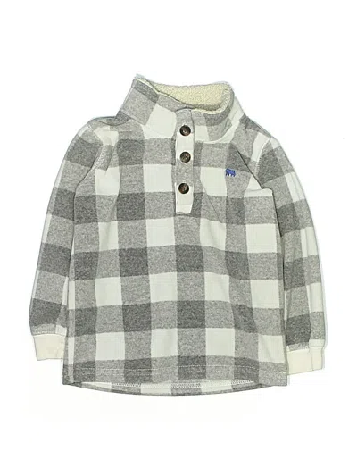 Pre-owned Carter's Kids' Pullover Sweater In Gray