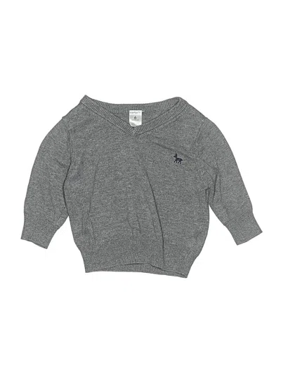 Pre-owned Carter's Babies' Pullover Sweater In Gray
