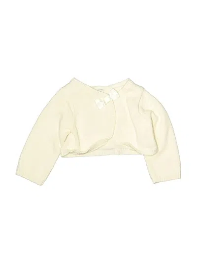 Pre-owned Carter's Babies' Pullover Sweater In Ivory