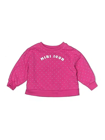 Pre-owned Carter's Kids' Pullover Sweater In Pink