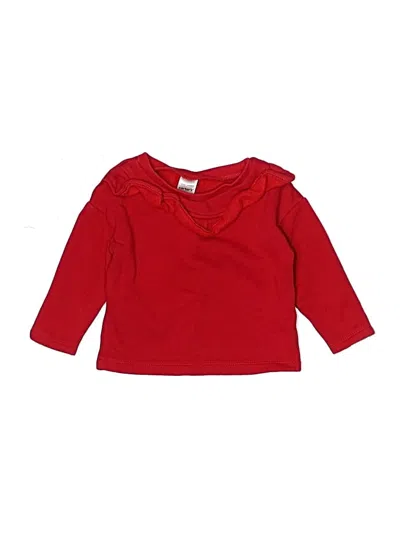 Pre-owned Carter's Babies' Pullover Sweater In Red