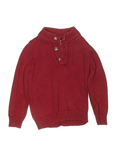 Pre-owned Carter's Kids' Pullover Sweater In Red