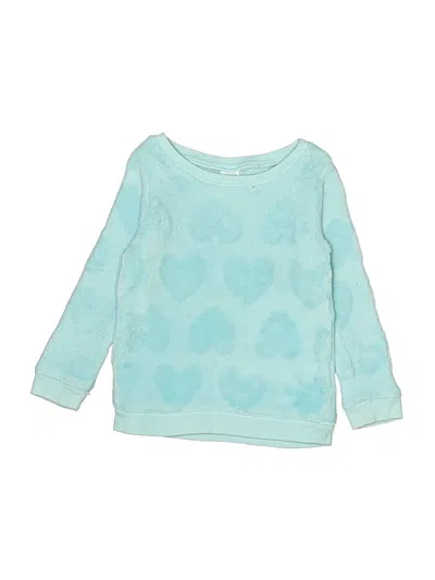 Pre-owned Carter's Kids' Pullover Sweater In Teal