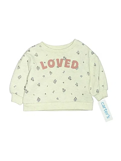 Carter's Babies' Pullover Sweater In Brown