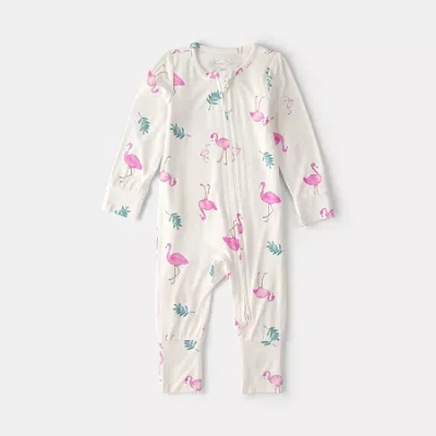 Carter's Purelysoft Baby Girls Sleep And Play In Multi