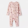 Carter's Purelysoft Baby Girls Sleep And Play In Pink
