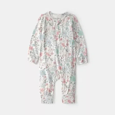Carter's Purelysoft Baby Girls Sleep And Play In Multi