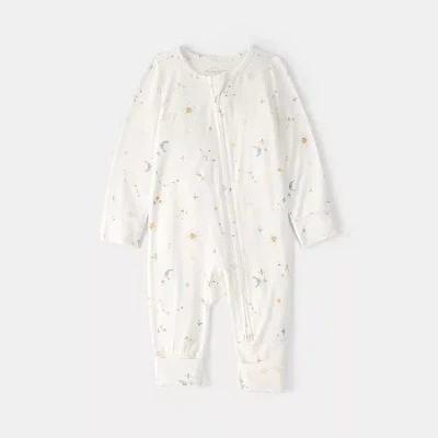 Carter's Purelysoft Baby Unisex Sleep And Play In White