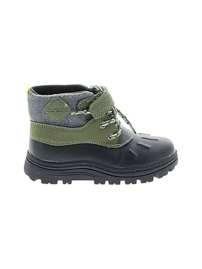 Pre-owned Carter's Kids' Rain Boots In Green