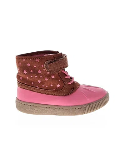 Pre-owned Carter's Kids' Rain Boots In Pink
