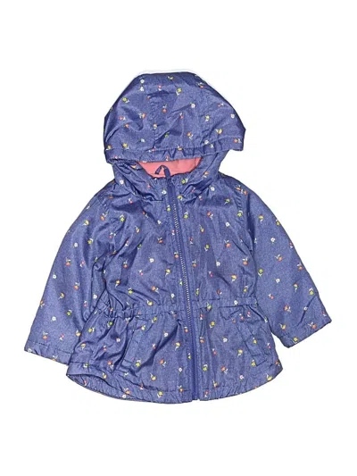 Pre-owned Carter's Kids' Raincoat In Blue