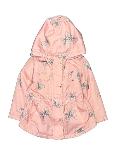 Pre-owned Carter's Kids' Raincoat In Pink