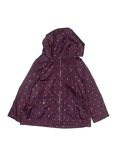 Pre-owned Carter's Kids' Raincoat In Purple