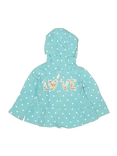 Pre-owned Carter's Kids' Raincoat In Teal