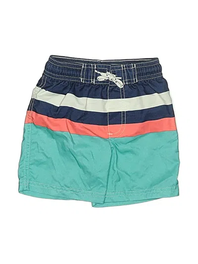 Pre-owned Carter's Kids' Rash Guard In Blue