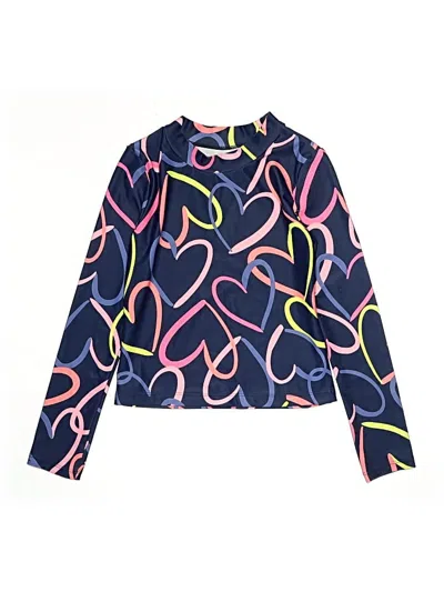 Pre-owned Carter's Kids' Rash Guard In Blue