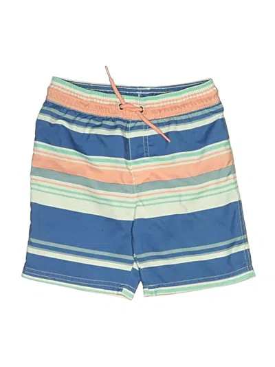 Pre-owned Carter's Kids' Rash Guard In Blue