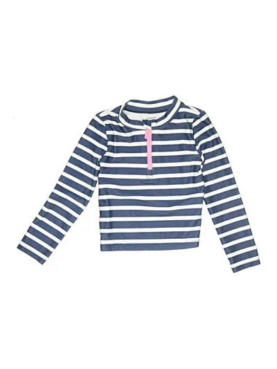 Pre-owned Carter's Kids' Rash Guard In Blue