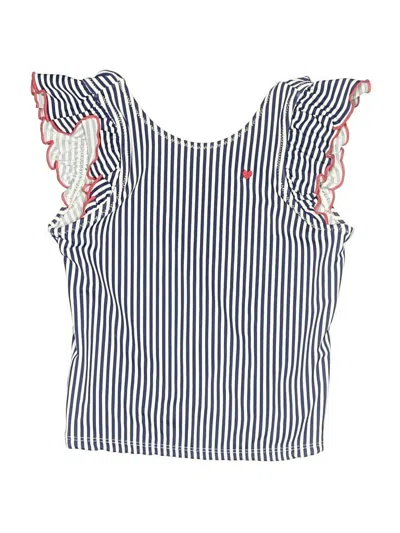 Pre-owned Carter's Kids' Rash Guard In Blue