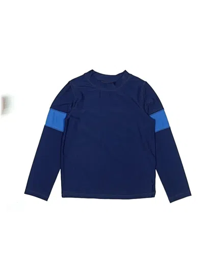 Pre-owned Carter's Kids' Rash Guard In Blue