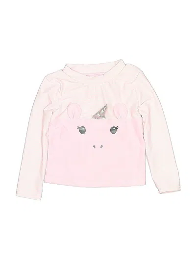 Pre-owned Carter's Kids' Rash Guard In Pink