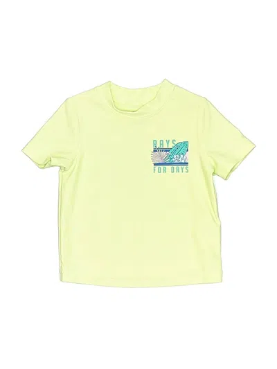 Pre-owned Carter's Babies' Rash Guard In Yellow