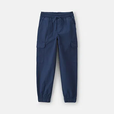 Carter's Ribstop Cargo Little & Big Kid Boys Cinched Mid Rise Regular Fit Jogger Pant In Blue