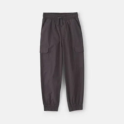 Carter's Ribstop Cargo Little & Big Kid Boys Cinched Regular Fit Jogger Pant In Gray