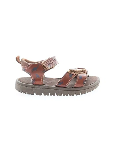 Pre-owned Carter's Kids' Sandals In Brown