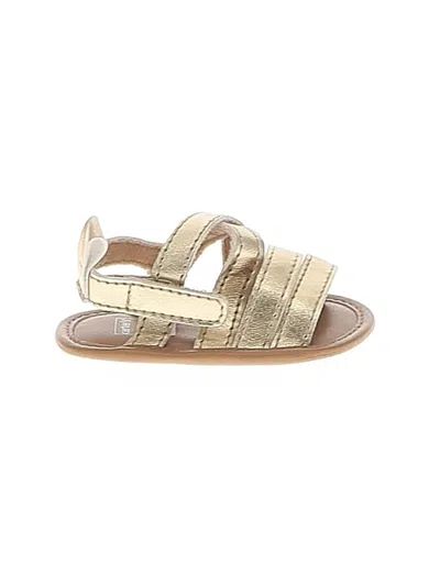 Pre-owned Carter's Babies' Sandals In Gold