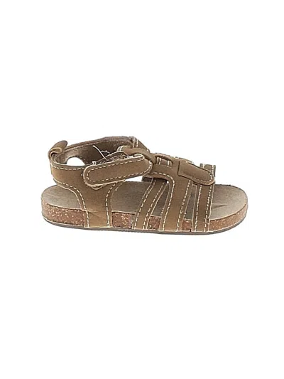 Pre-owned Carter's Babies' Sandals In Tan