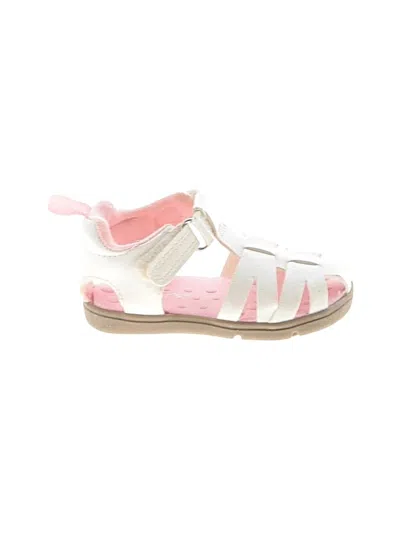 Pre-owned Carter's Kids' Sandals In White