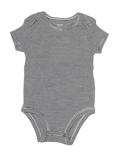 Pre-owned Carter's Babies' Short Sleeve Onesie In Black