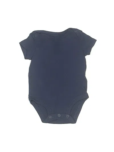 Pre-owned Carter's Babies' Short Sleeve Onesie In Blue