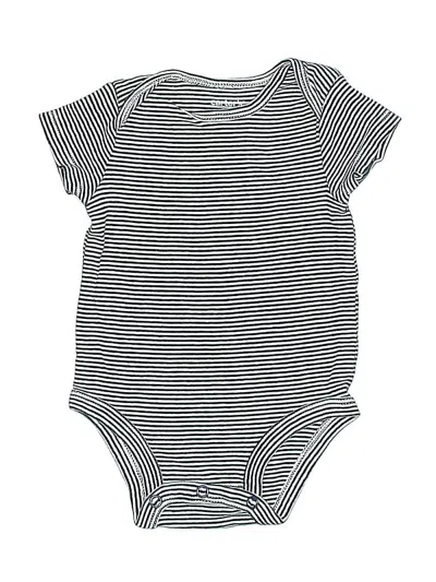 Pre-owned Carter's Babies' Short Sleeve Onesie In Blue