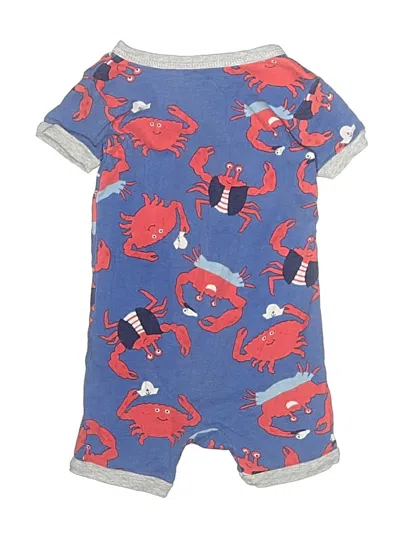 Pre-owned Carter's Kids' Short Sleeve Onesie In Blue