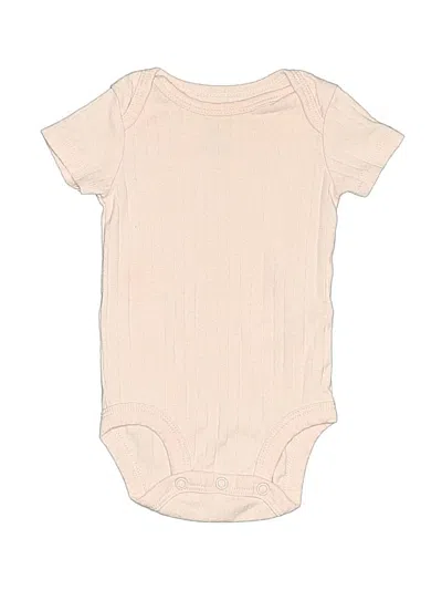 Pre-owned Carter's Babies' Short Sleeve Onesie In Brown