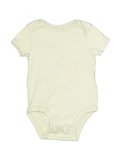 Pre-owned Carter's Babies' Short Sleeve Onesie In Green