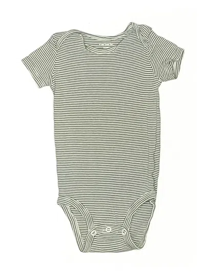 Pre-owned Carter's Babies' Short Sleeve Onesie In Green