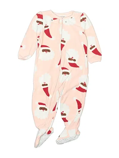 Pre-owned Carter's Kids' Short Sleeve Onesie In Pink